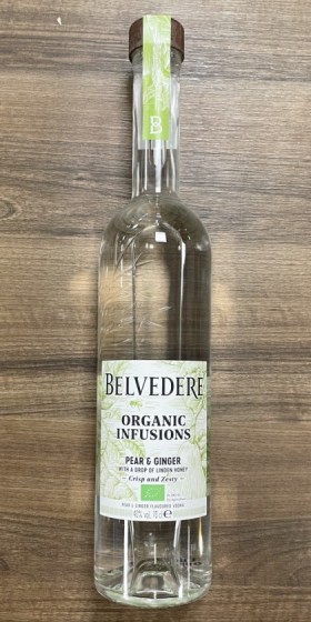 belvedere organic infusions pear & ginger