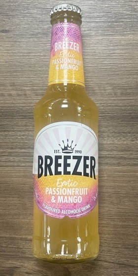 breezer exotic passionfruit & mango