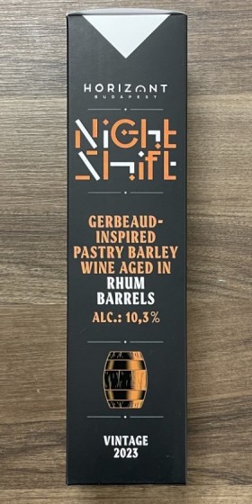 horizont night shift 2023 gerbeaud inspired pastry barley wine 