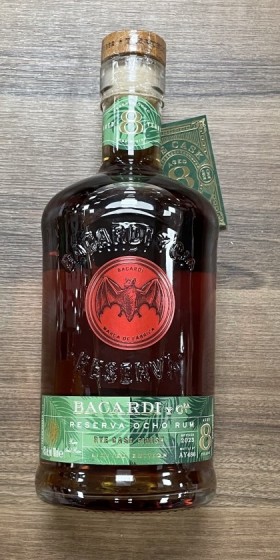 bacardi 8 years reserva ocho rye