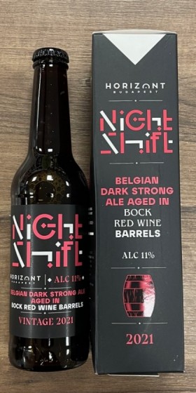 horizont night shift belgian dark strong ale