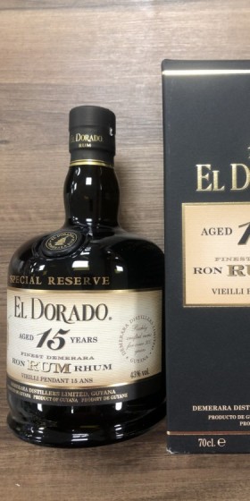 El Dorado rum 15 years 